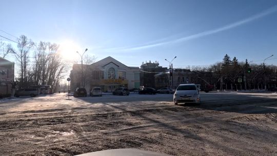 Car. Russia. Chita. Win. 2024. POV. Angle