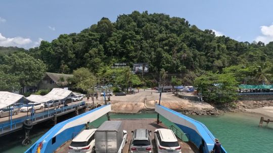 Boat. Thai. Ferry. Koh Chang. Day. 2023. POV
