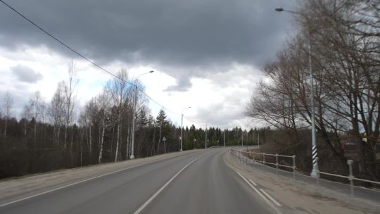 Car. Russia. Suburban. Aut. Day. 2019. Front. POV