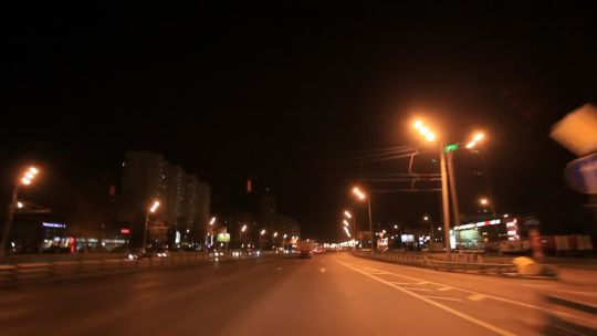 Car. Moscow. TTR. Aug. Night. 2012. NoStab. Front. POV
