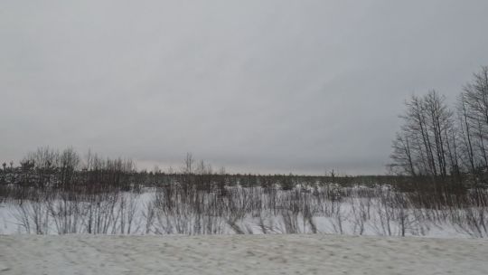 Car. Russia. Nature. Win. Day. 2024. Side. POV