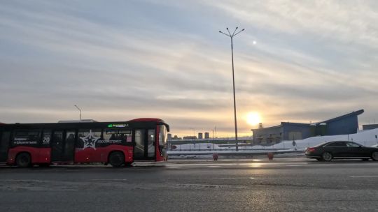 Car. Russia. Moscow. Toll Road. Win. Day. 2023. Side. POV