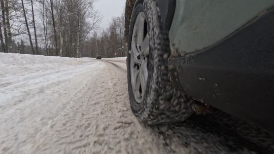 Car. Wheel. Forest. Win. Day. 2024. Rear. POV