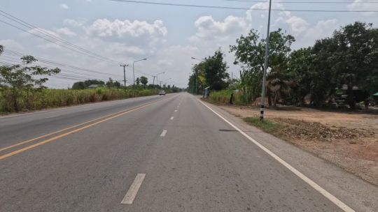 Car. Thailand. Village. Sum. Day. 2024. Rear POV
