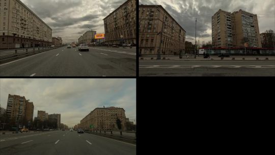 Moscow.  April 2024.  POV.  Split_42