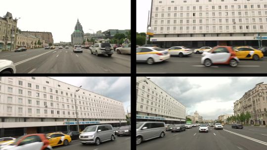 Moscow.  Day.  May 2024.  POV.  Split_48