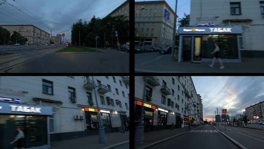 Moscow.  Evening.  May 2024.  POV.  Split_77