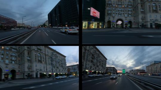 Moscow.  Evening.  May 2024.  POV.  Split_78