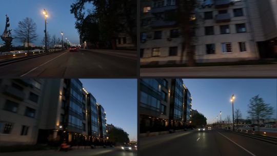 Moscow. June. Day. Evening. POV. Split_178